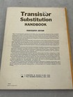 Transistor Substitution Handbook No 13  20954  1973 1st Printing