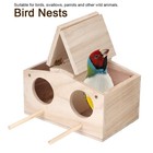 Wooden Bird House  Hanging Birdhouse For Outdoors  Garden Patio Decorative Bi   