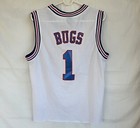Space Jam Tune Squad Bugs Bunny  1 Basketball Jersey M