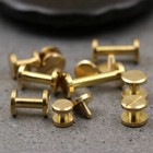 Brass Binding Chicago Screws Nail Stud Rivet For Photo Album Leather Belt Wallet