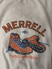 Merrell Men s Fleece Pullover Crewneck Sweatshirt Graphic Embroidered Logo S