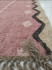Southwestern Vintage Kilim Rug Aztec Kilim Runner Wool Jute Rug Stair Kilim Rug