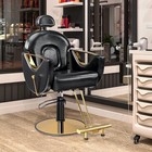 Hydraulic Salon Chair For Hair Stylist Reclining Barber Chair Shampoo Salon Spa