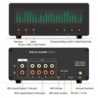 4 Channel Rca Audio Selector Hifi Splitter W  25-band Vfd Music Spectrum Display