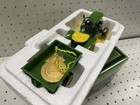 Ertl John Deere 110 Lawn   Garden Tractor 1 16 Diecast Model W Cart Coin Green