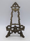 Vintage Ornate Victorian Brass Easel Photo Plate Book Display Stand Baroque 7 