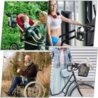 Cup Holder With Phone Holder Universal Water Bottle Cup Holder For Bike stroller