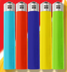 Bic Classic Cigarette Lighters Disposable Full Size  Assorted Colors Pack Of 5