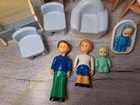 Lot Of Vintage Little Tikes Dollhouse Furniture   Dolls