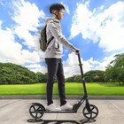 Halo Rise Above Supreme Big Wheel  8   Scooter - Black - Adults And Kids
