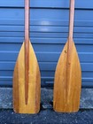 Vintage 1970s Sawyer Woodworking Canoe Paddles - One Pair  Oregon Usa Made