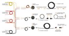 Glowshift Tinted Boost egt fuel Press Gauges   Pod Fits 00-06 Silverado Duramax