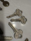 Lot Of 45 Antique   Vintage Keys Yale  P f Corbin  Padlock