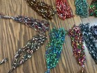 Must Buy 3 - Free Ship Trellis Ladder Crocheted Yarn Necklace Fuller 60  Colors