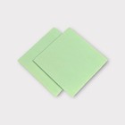 2 Pack Pale Green Opaque Coe 96 Fusible Glass Sheets   Mosaic Squares