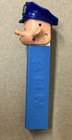 Vintage Pez Police Policeman Dispenser No Feet Blue Hat Blue Stem Austria