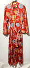 Vintage Vanity Fair 1970s 4 Pc Nylon Psychedelic Floral Robe Set Hostess Sz S m