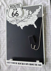 Vintage Route 66 Sign Wipe Off Chalkboard 16  X 11  Man Cave Travel