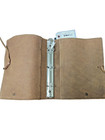 New With Tag Soft Leather 3-ring Binder-great Gift Or Back To School Made In Usa