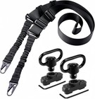 Tactical 2 Point Rifle Sling   Adjustable Gun Sling Strap W  Qd Swivel   Mlok Sw