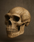 Neanderthal Skull Replica - Homo Neanderthalensis High Precision Prop 1 1