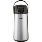 Thermos 2 Quart Glass Vacuum Insulated Pump Pot - Gray Metallic