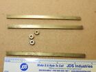 Set Of 3 - Brass Rack And Pinion Gear Sets  4 5  Long  0 144  Shaft Hole