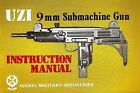 Israel Mil Industries Uzi 9mm Submachine Gun Vintage Owner s Manual