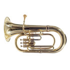 Euphonium 3 Valves Bb Brass Polish Handmade  Hard Case And Mouthpiece By Zaima