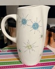 1950 Franciscan Atomic Starburst Server Pitcher Small Chip  Crack No Lid See Pic