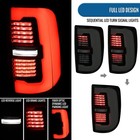 For Ram 2500 3500 Led Tail Lights Turn Signal Animated Startup Pair Black Smoke