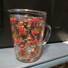 Dachshund Dog Christmas Glass Pajamas 14 Fl Oz Mug W sipper Lid New