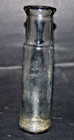Vintage 1910s-1920s Clear Glass Food   Dairy Bottles Bubble Glass Lot Of 2