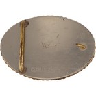 G Silver Horse Equestrian Cowgirl Cowboy Western Rodeo Trophy Nos Belt Buckle