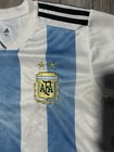 Argentina 2018 World Cup Home Futbol Shirt Soccer Jersey Adidas Size Medium