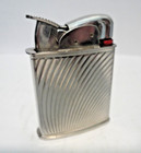 C 1940s Siver Tone Evans Lighter    Rare 