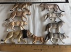Lot Of 9 Mojo 2010-4 Animals Lion Lioness Puma Leopard Wolf Tiger Cub Mint