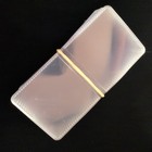  50  2x2 Coin Flips 7mil Thick 2 Pocket Unplasticized Vinyl Archival Holders