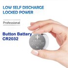 5 X New Lithium Battery 3v Cr2032 Cr 2032 Br2032 Dl2032 Remote Button Cell Watch