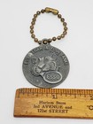 Vintage Esso Gas Oil Put A Tiger In Your Tank Metal Key Chain Ring Key Club  87 