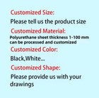 85-90a Polyurethane Sheet Flexible Custom Parts Cushion Strip Mold Opening
