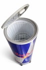 Red Bull Large Fridge Cooler Display Barrel Can Refrigerator W  Lid   Basket 
