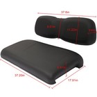 Black Golf Cart Front Seat Cushion Set For Club Car Ds High Quality