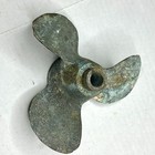 Vintage Brass Boat Propeller 6    3 Blade Nautical Marine Decor Corrosion