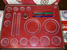 Vintage 1969 Kenner Spirograph Drawing Patterns Toy Arts   Crafts 80  Complete