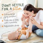 Portable Baby Diaper Changing Pad Stylish Travel Changing Mat Bag With 5 Pockets