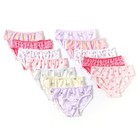 12 Pack Girls Panties Underwear 100  Breathable Cotton Soft Elastic