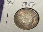 1907 Barber Quarter In Uncirculated Condition