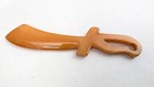 Vintage   Antique Butterscotch Bakelite Large Scimitar Sword 5-3 8 