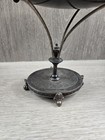 Vintage Antique Simpson Hall Miller   Co Quadruple Silver Plate Pedestal Tray